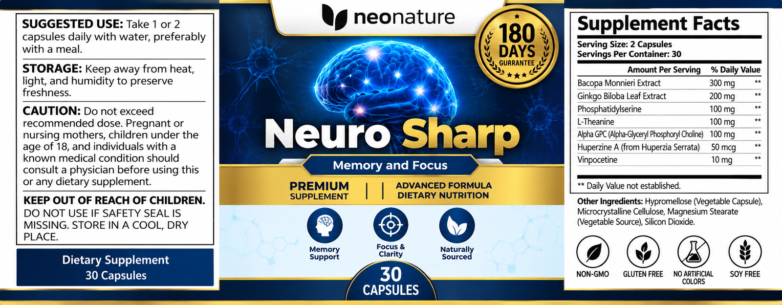 Neuro Sharp ingredients