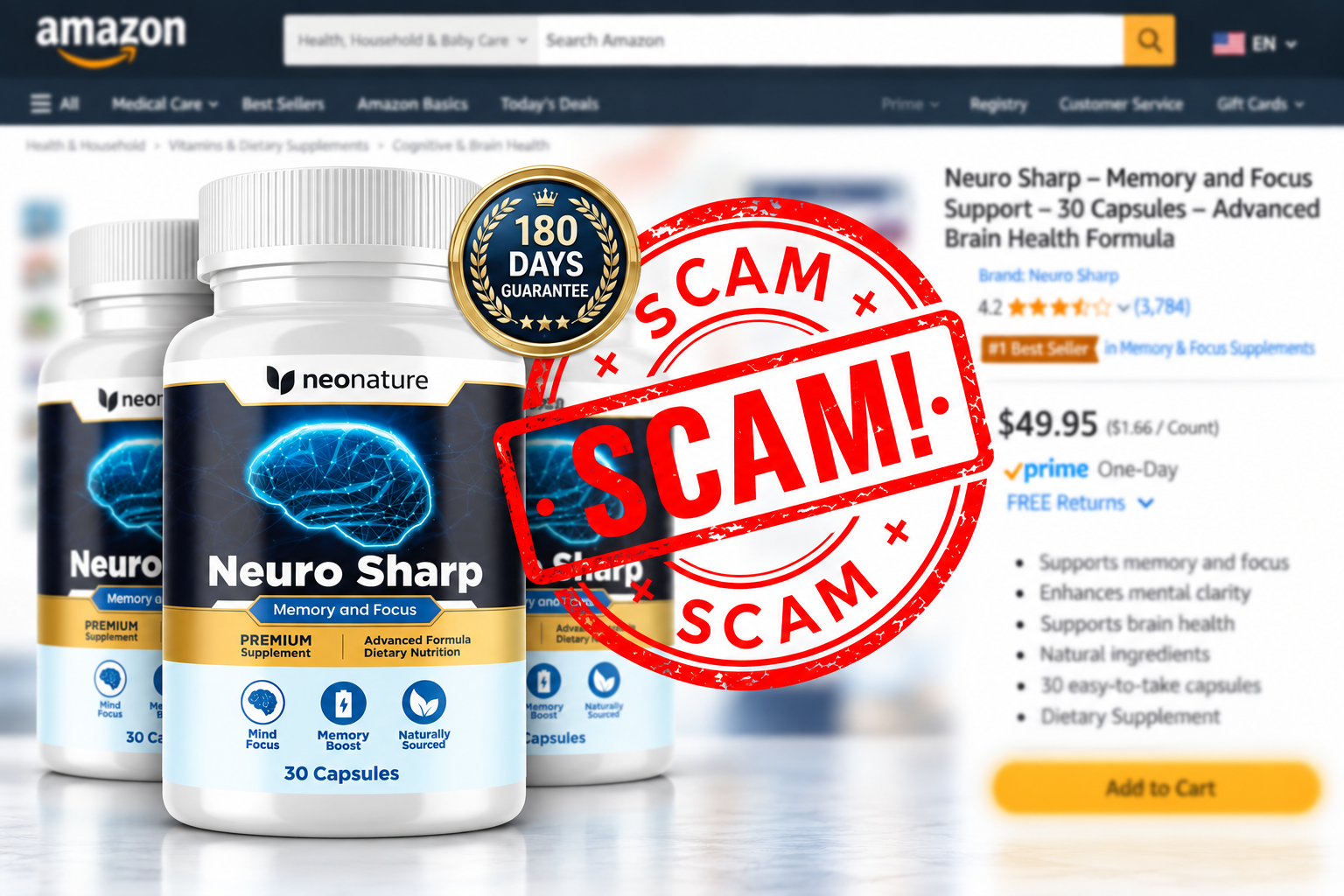 Checking whether Neuro Sharp is a scam