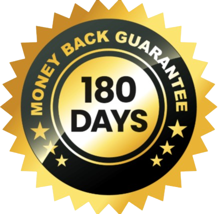 Neuro Sharp 180 day money back guarantee badge